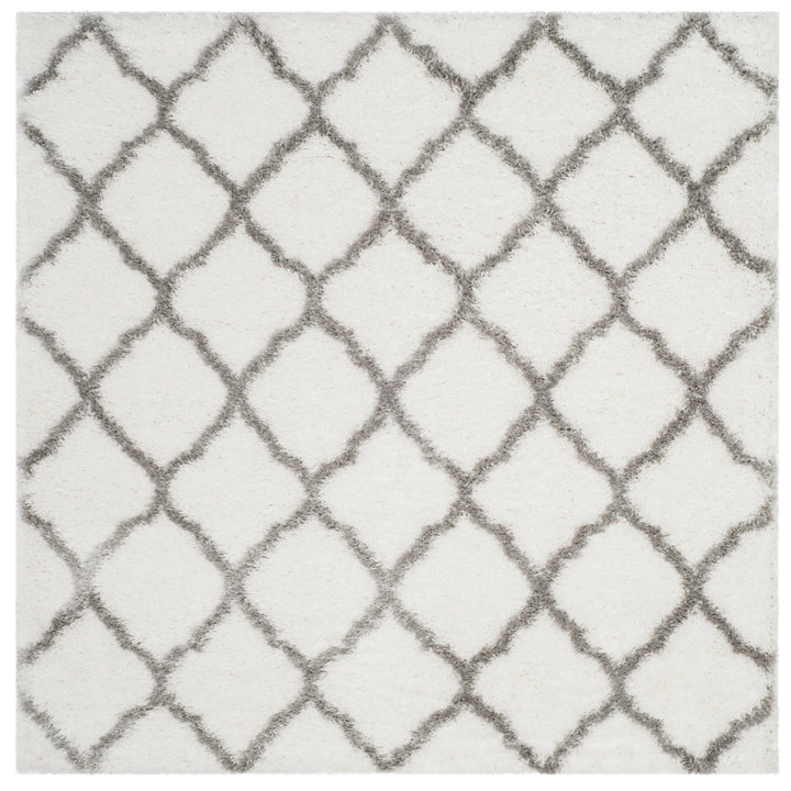 SAFAVIEH Indie Shag Collection SGI322P Ivory / Grey Rug Image 6