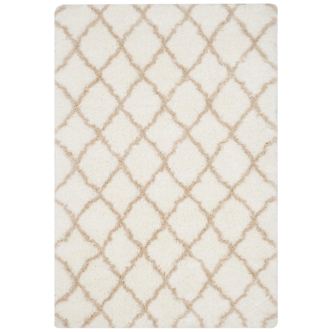 SAFAVIEH Indie Shag SGI322K Ivory / Light Beige Rug Image 7