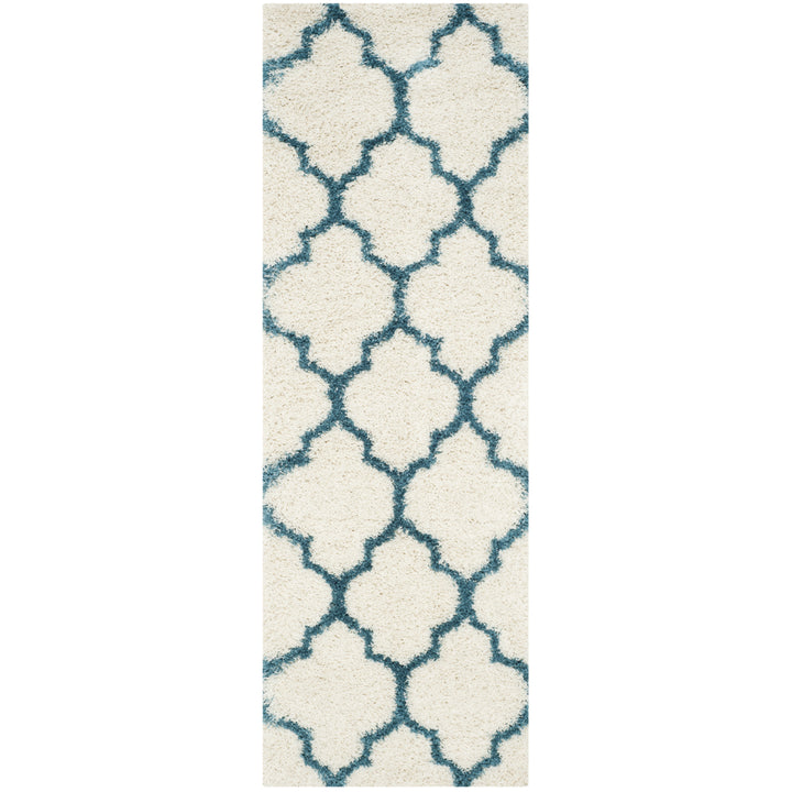 SAFAVIEH Kids Shag Collection SGK566C Ivory / Blue Rug Image 5