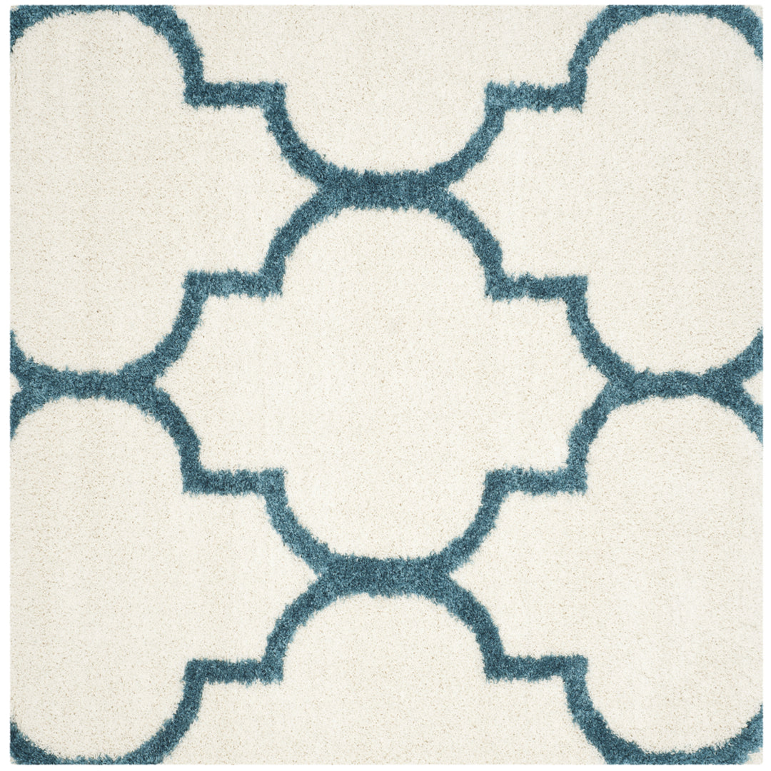 SAFAVIEH Kids Shag Collection SGK566C Ivory / Blue Rug Image 6