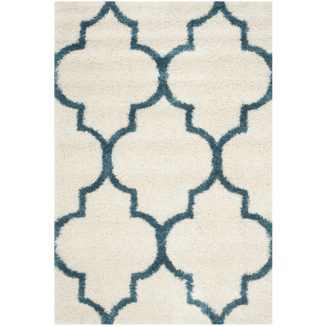 SAFAVIEH Kids Shag Collection SGK566C Ivory / Blue Rug Image 9