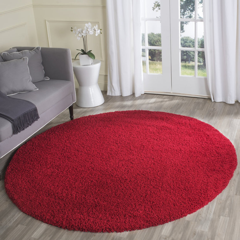 SAFAVIEH Laguna Shag Collection SGL303H Red Rug Image 2