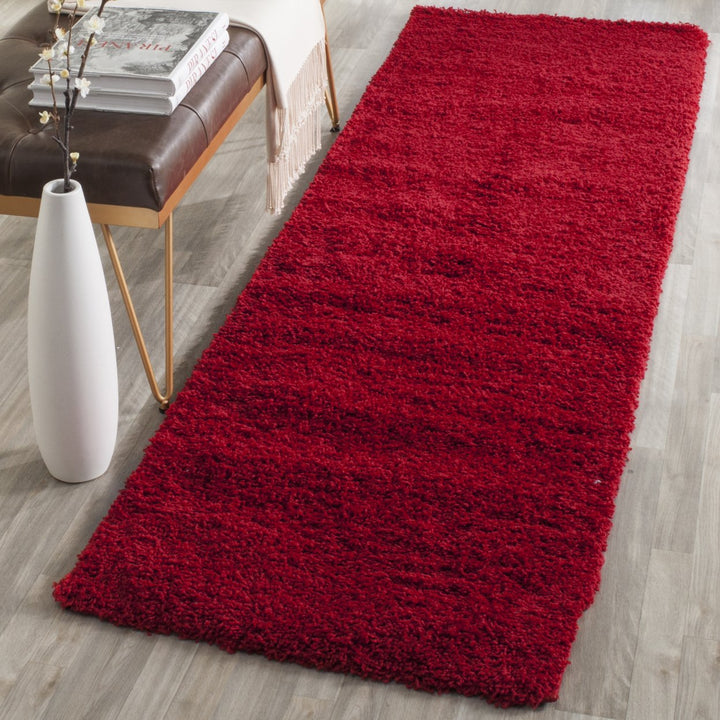 SAFAVIEH Laguna Shag Collection SGL303H Red Rug Image 3