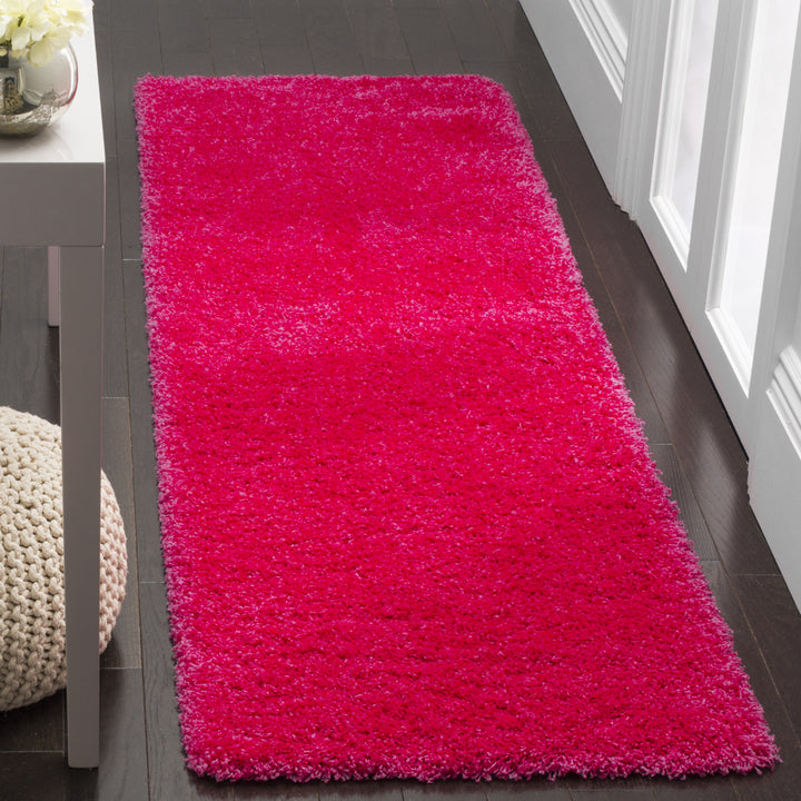 SAFAVIEH Laguna Shag Collection SGL303J Fuchsia Rug Image 3