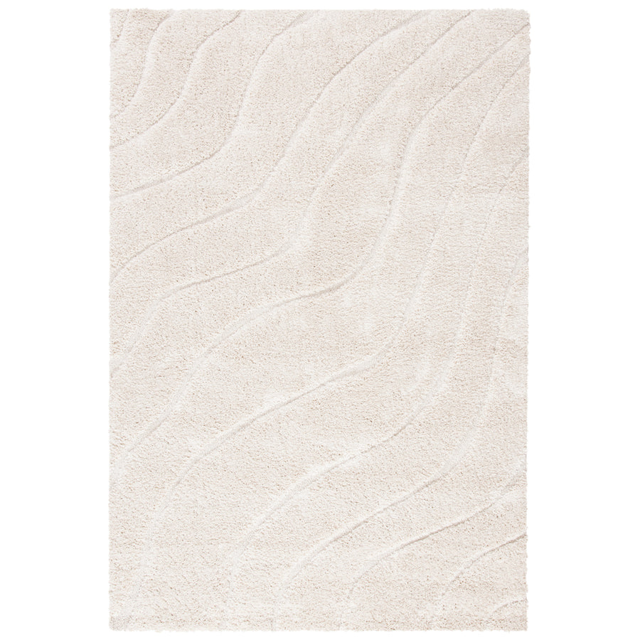 SAFAVIEH Florida Shag SGL472-1111 Creme / Creme Rug Image 1