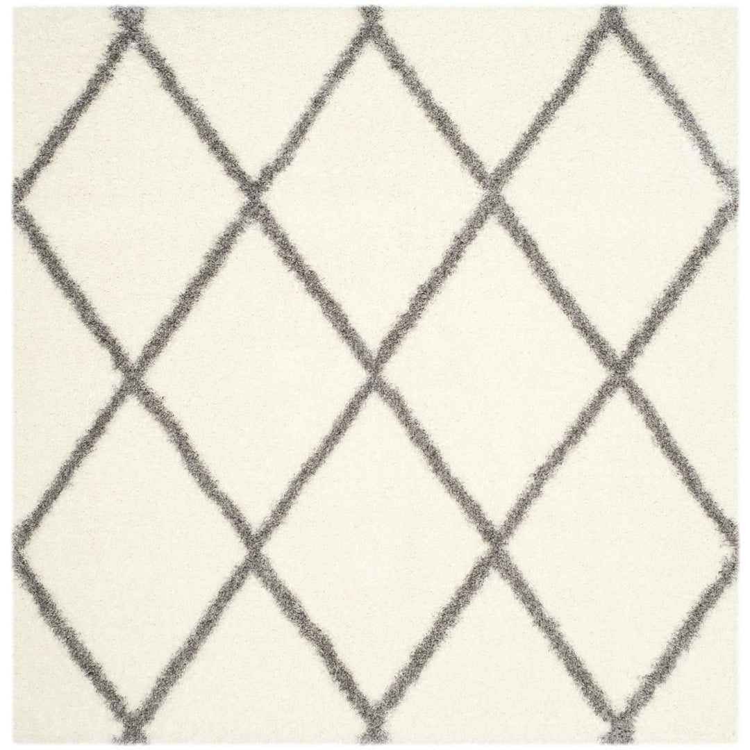 SAFAVIEH Montreal Shag Collection SGM831B Ivory/Grey Rug Image 6