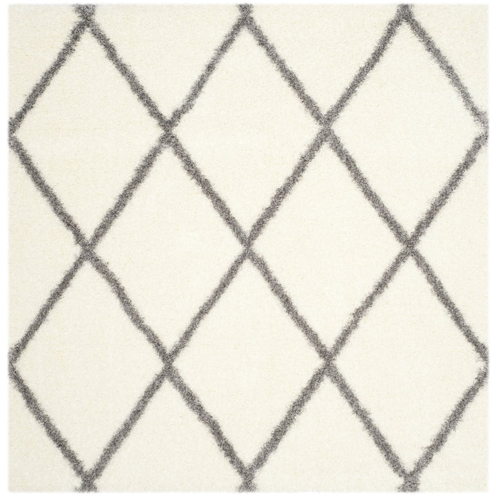 SAFAVIEH Montreal Shag Collection SGM831B Ivory/Grey Rug Image 1