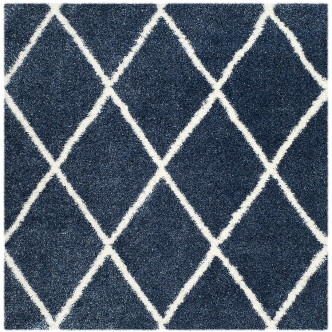 SAFAVIEH Montreal Shag Collection SGM831A Blue/Ivory Rug Image 6