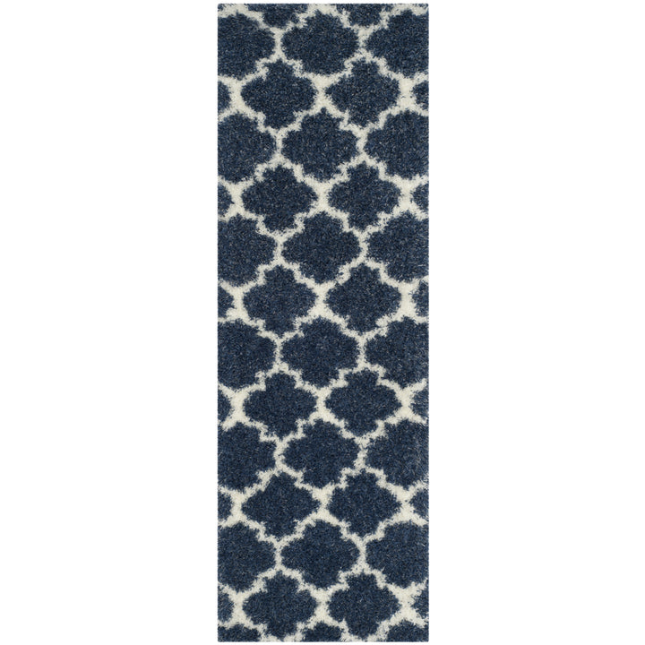 SAFAVIEH Montreal Shag Collection SGM832A Blue/Ivory Rug Image 5