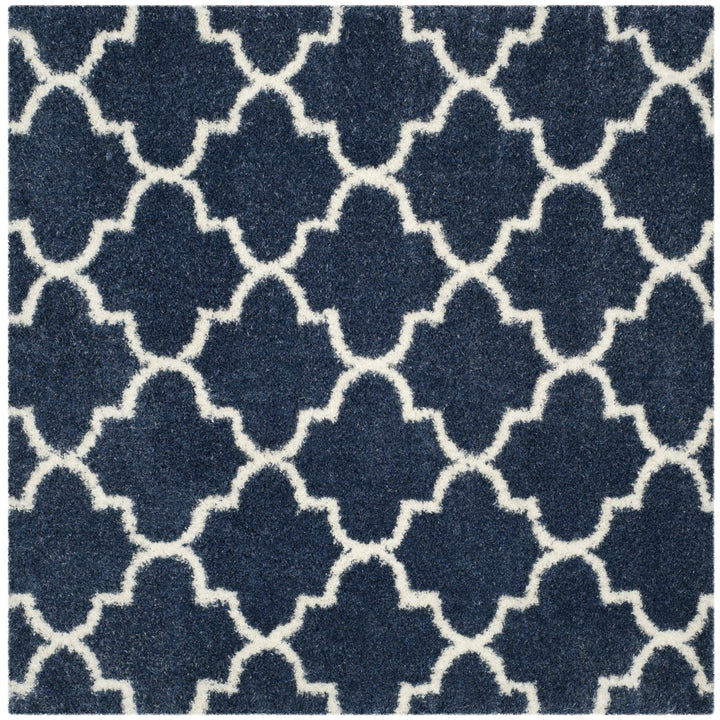 SAFAVIEH Montreal Shag Collection SGM832A Blue/Ivory Rug Image 6