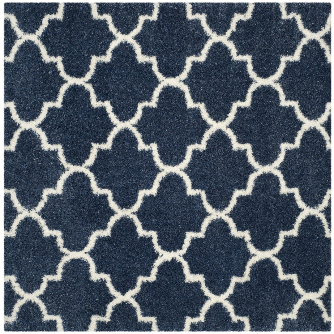 SAFAVIEH Montreal Shag Collection SGM832A Blue/Ivory Rug Image 1