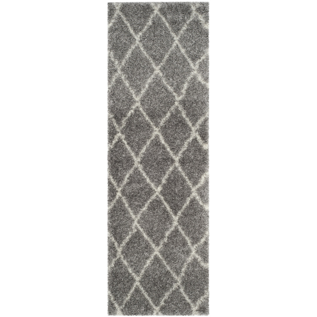 SAFAVIEH Montreal Shag Collection SGM831D Grey/Ivory Rug Image 5