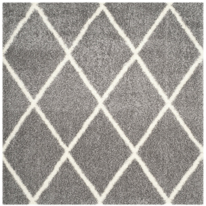 SAFAVIEH Montreal Shag Collection SGM831D Grey/Ivory Rug Image 6