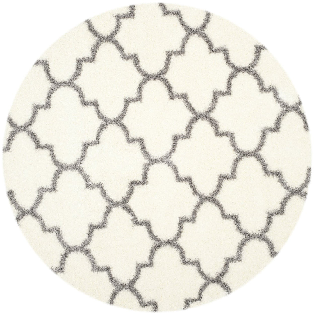 SAFAVIEH Montreal Shag Collection SGM832B Ivory/Grey Rug Image 4