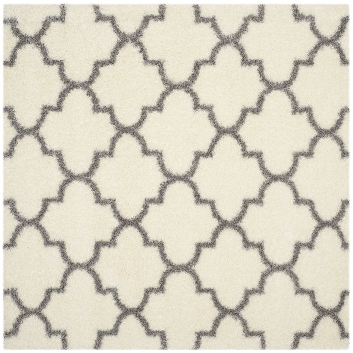 SAFAVIEH Montreal Shag Collection SGM832B Ivory/Grey Rug Image 1