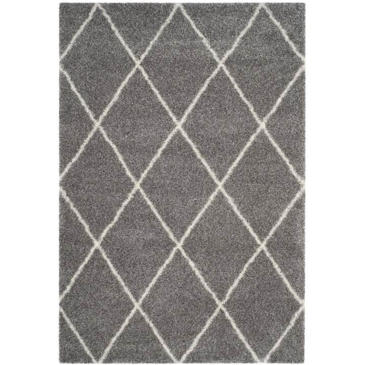 SAFAVIEH Montreal Shag Collection SGM831D Grey/Ivory Rug Image 11