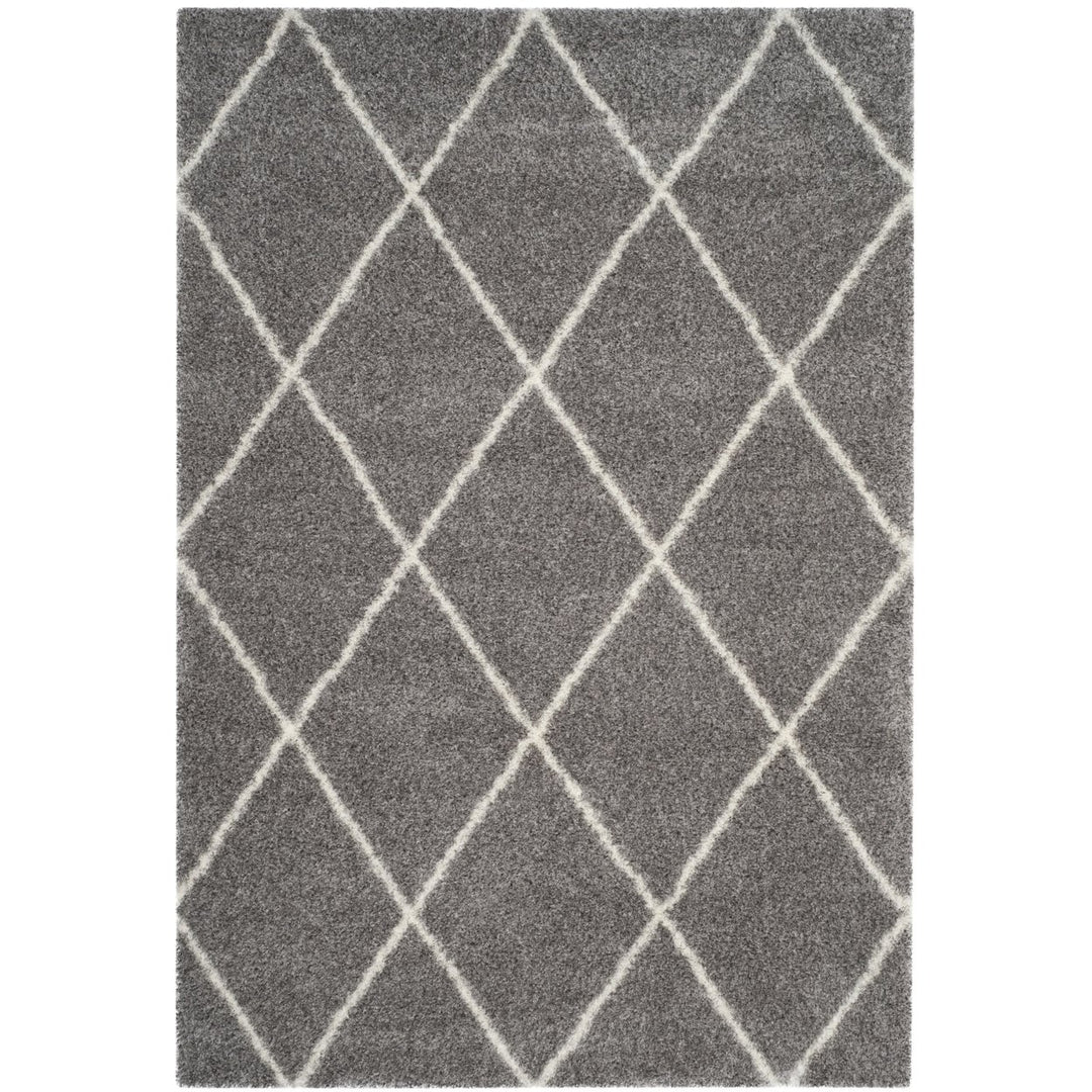 SAFAVIEH Montreal Shag Collection SGM831D Grey/Ivory Rug Image 1