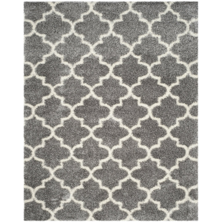 SAFAVIEH Montreal Shag Collection SGM832D Grey/Ivory Rug Image 1