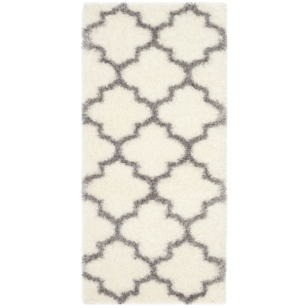 SAFAVIEH Montreal Shag Collection SGM832B Ivory/Grey Rug Image 8