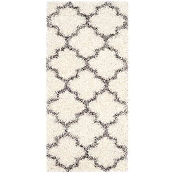 SAFAVIEH Montreal Shag Collection SGM832B Ivory/Grey Rug Image 8