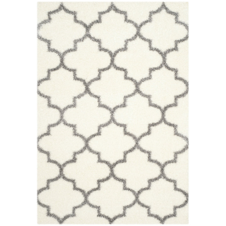 SAFAVIEH Montreal Shag Collection SGM832B Ivory/Grey Rug Image 10