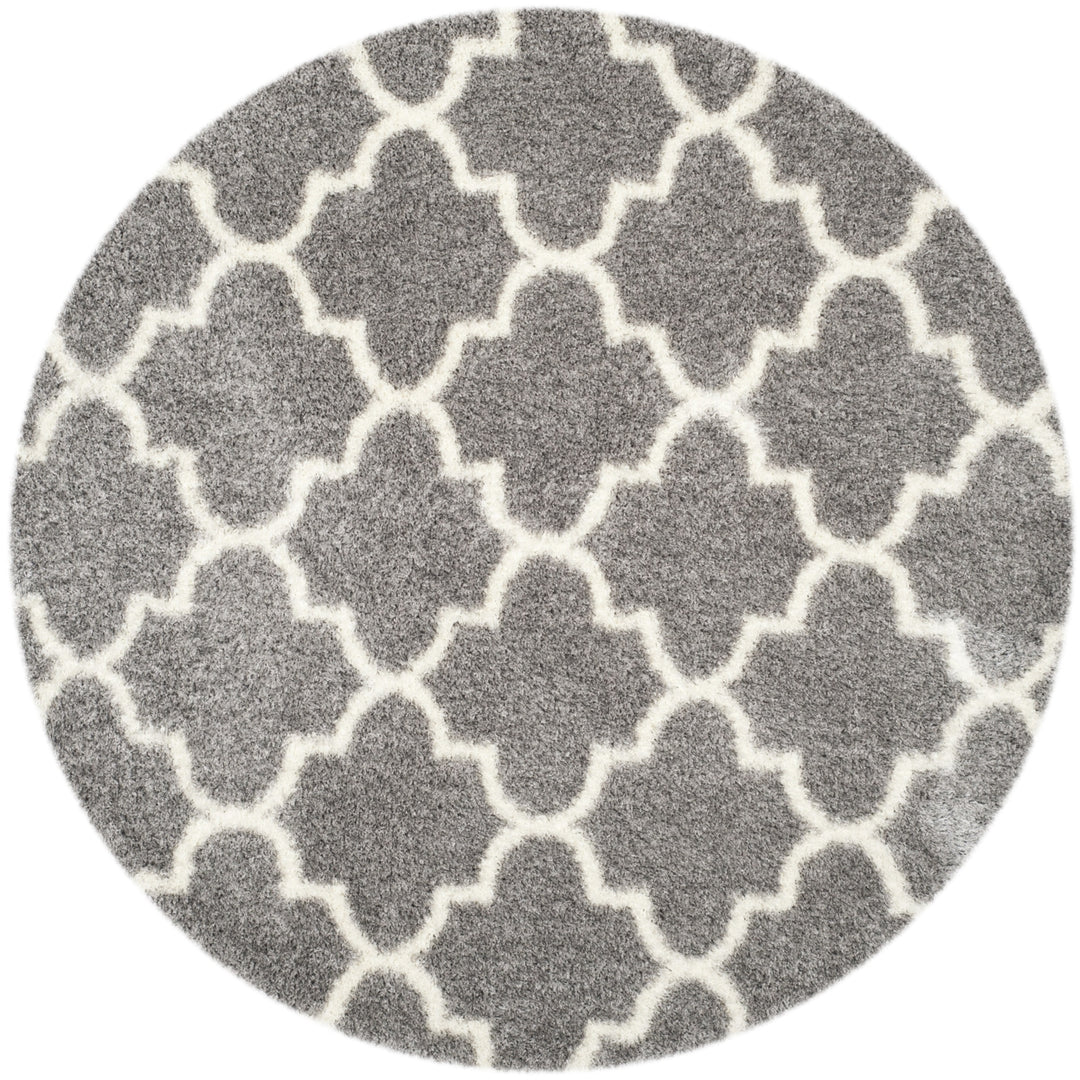 SAFAVIEH Montreal Shag Collection SGM832D Grey/Ivory Rug Image 4