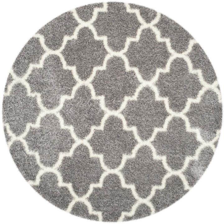 SAFAVIEH Montreal Shag Collection SGM832D Grey/Ivory Rug Image 4