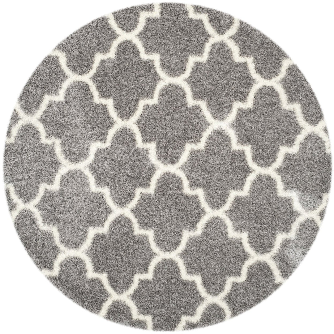 SAFAVIEH Montreal Shag Collection SGM832D Grey/Ivory Rug Image 1