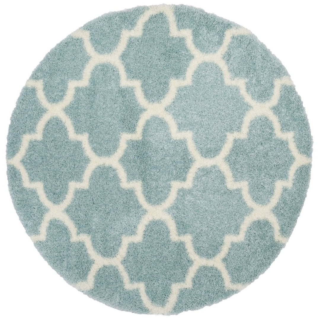 SAFAVIEH Montreal Shag SGM832L Light Blue / Ivory Rug Image 4