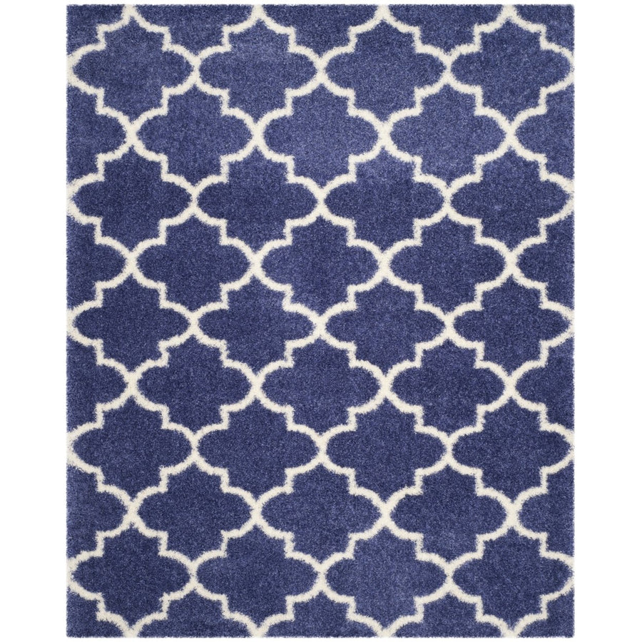 SAFAVIEH Montreal Shag SGM832P Periwinkle / Ivory Rug Image 1