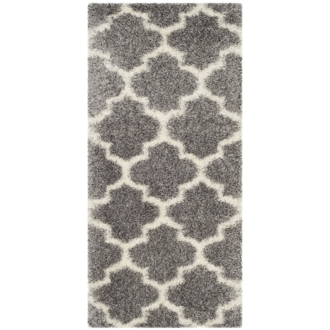 SAFAVIEH Montreal Shag Collection SGM832D Grey/Ivory Rug Image 1