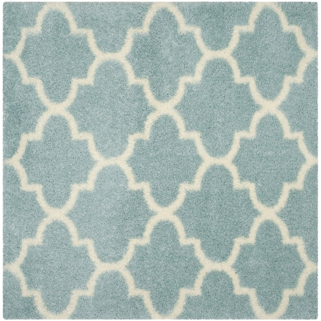 SAFAVIEH Montreal Shag SGM832L Light Blue / Ivory Rug Image 6