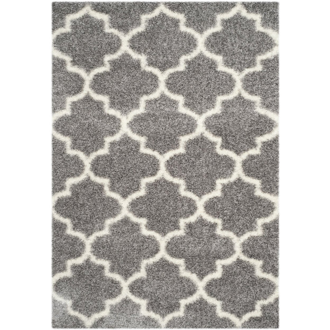 SAFAVIEH Montreal Shag Collection SGM832D Grey/Ivory Rug Image 1