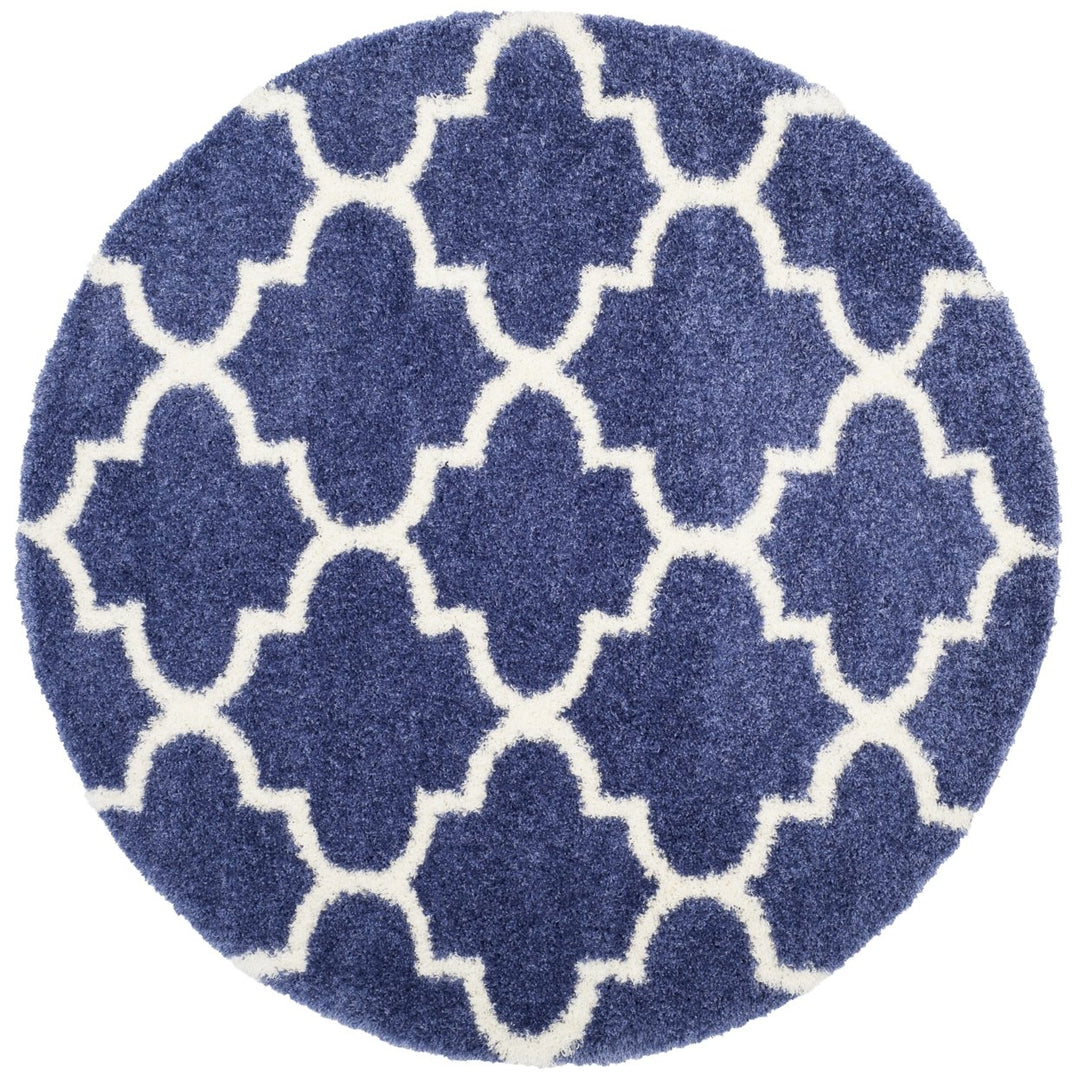 SAFAVIEH Montreal Shag SGM832P Periwinkle / Ivory Rug Image 4