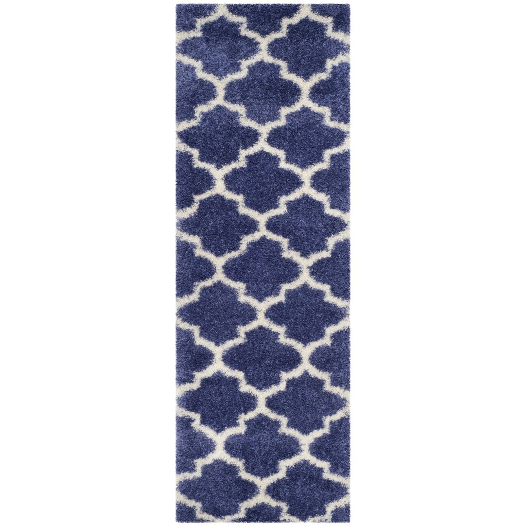 SAFAVIEH Montreal Shag SGM832P Periwinkle / Ivory Rug Image 5