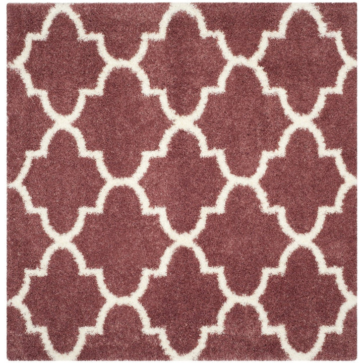 SAFAVIEH Montreal Shag Collection SGM832R Rose/Ivory Rug Image 6