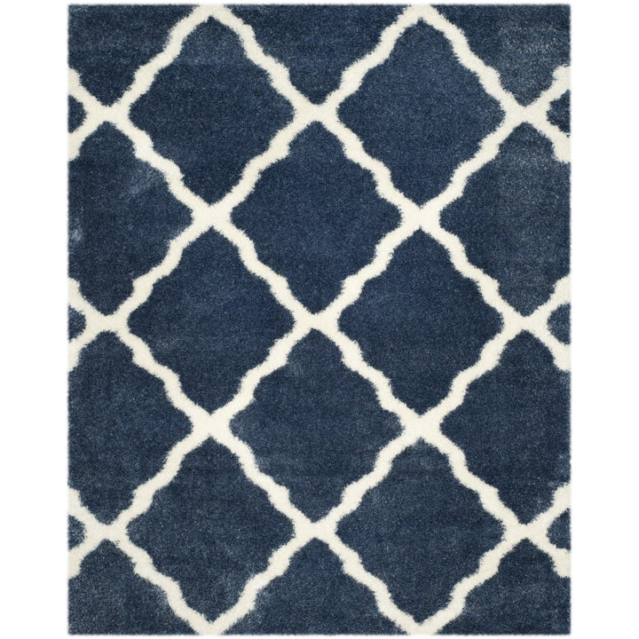 SAFAVIEH Montreal Shag Collection SGM866A Blue/Ivory Rug Image 1