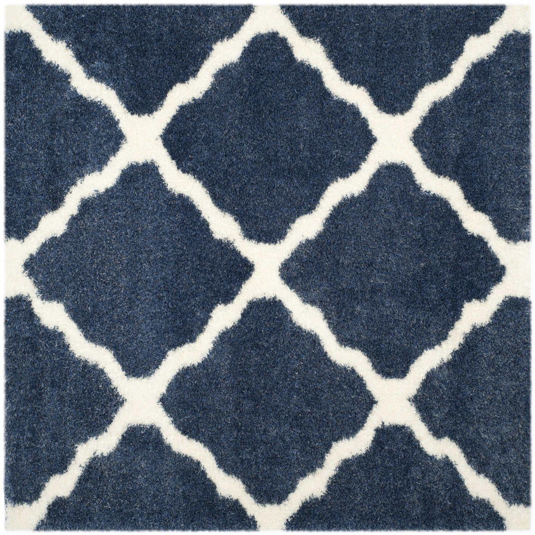 SAFAVIEH Montreal Shag Collection SGM866A Blue/Ivory Rug Image 6