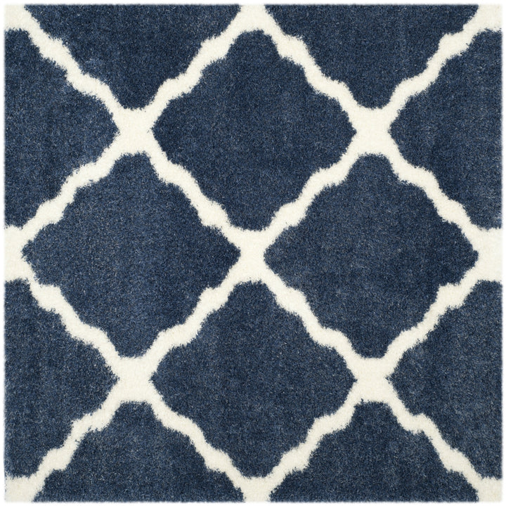 SAFAVIEH Montreal Shag Collection SGM866A Blue/Ivory Rug Image 6