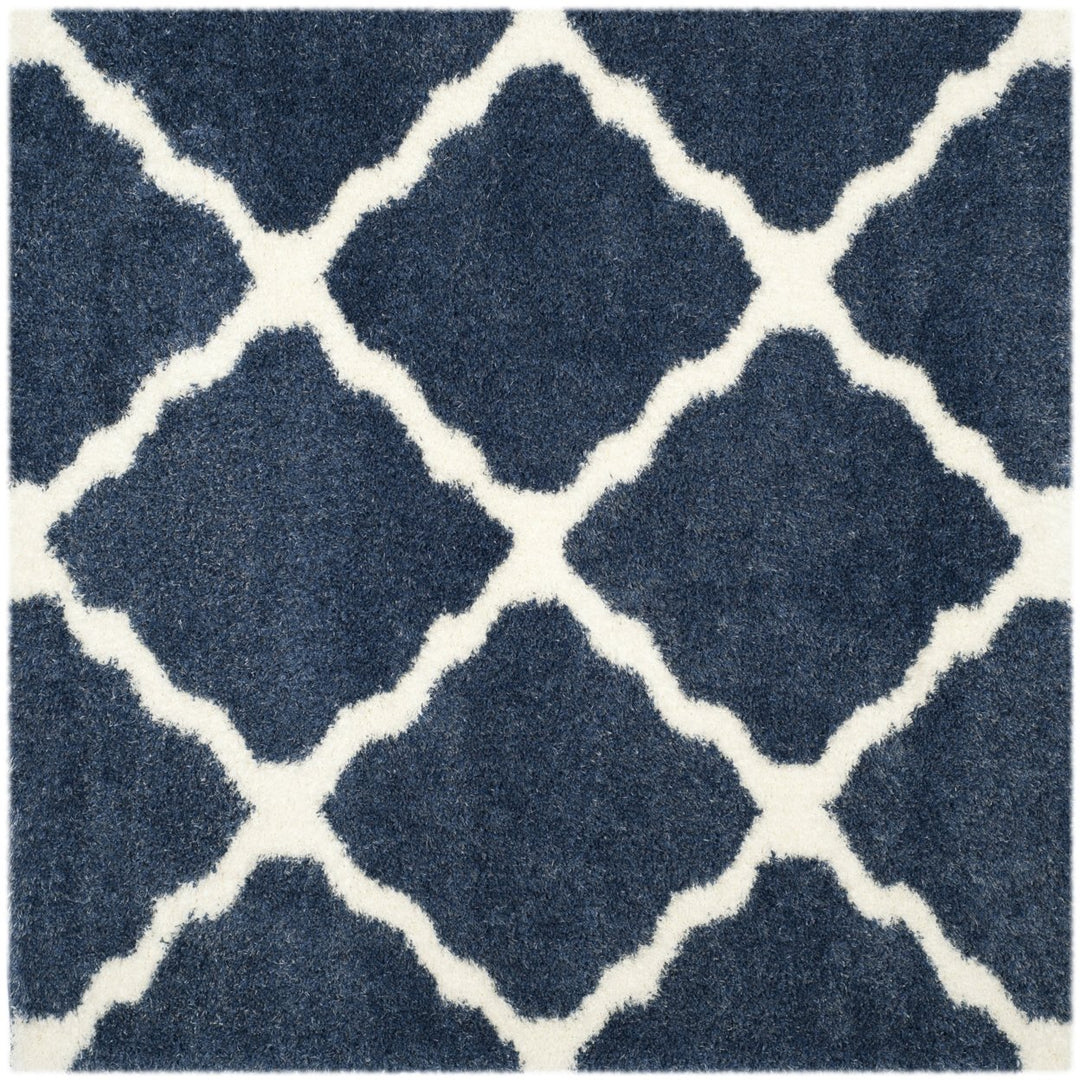 SAFAVIEH Montreal Shag Collection SGM866A Blue/Ivory Rug Image 1