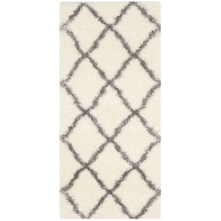 SAFAVIEH Montreal Shag Collection SGM866B Ivory/Grey Rug Image 9