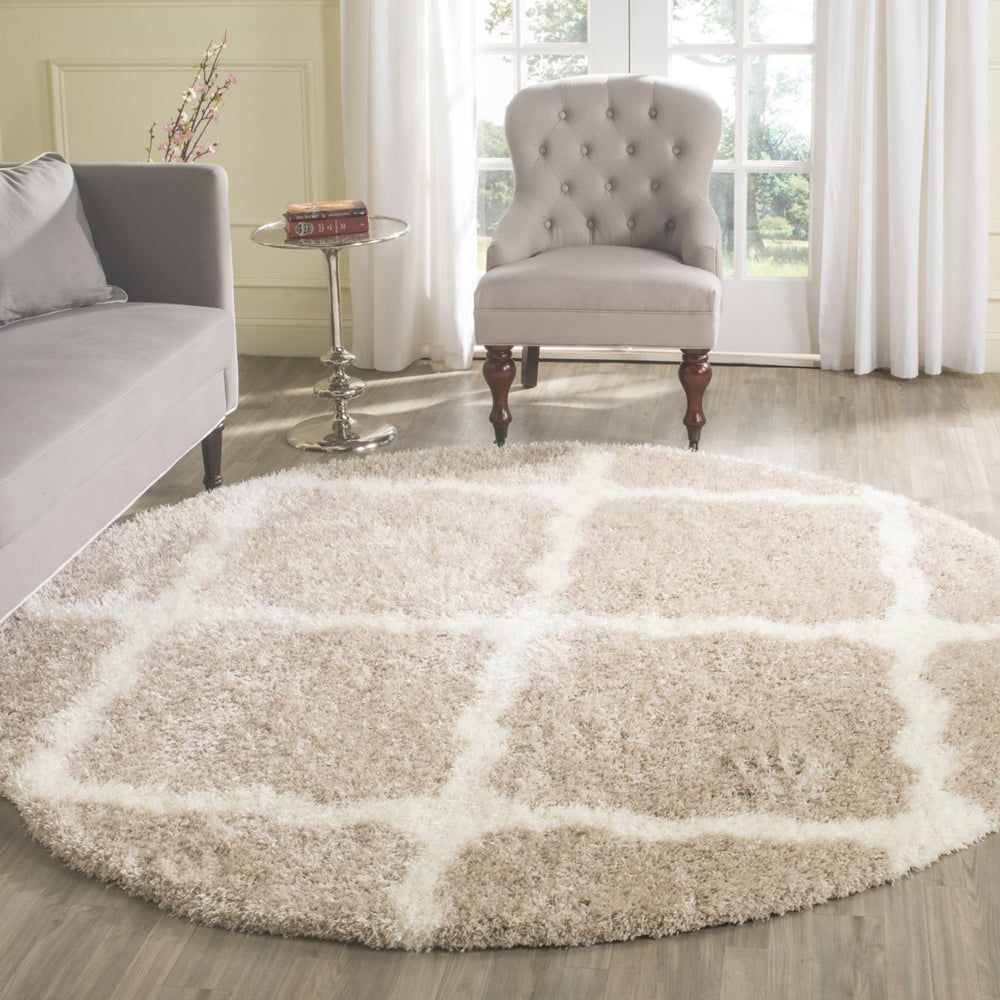 SAFAVIEH Montreal Shag SGM866C Beige / Ivory Rug Image 2