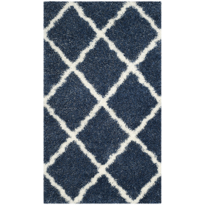 SAFAVIEH Montreal Shag Collection SGM866A Blue/Ivory Rug Image 9