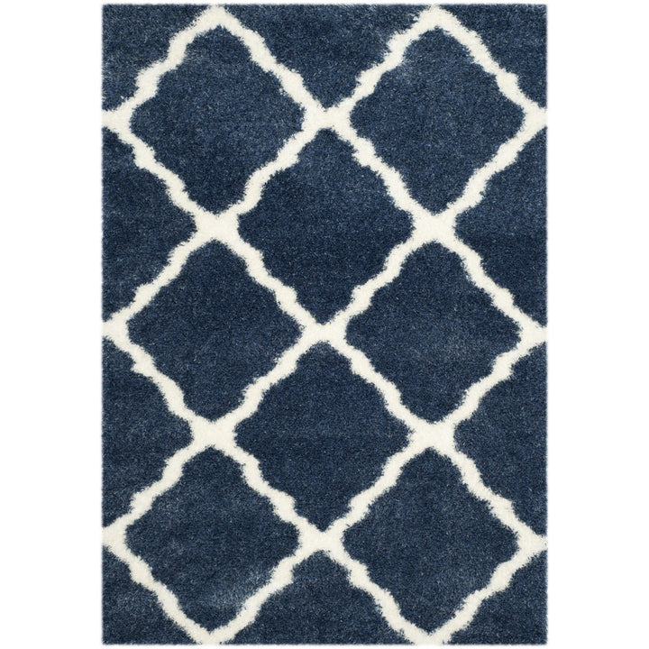 SAFAVIEH Montreal Shag Collection SGM866A Blue/Ivory Rug Image 10