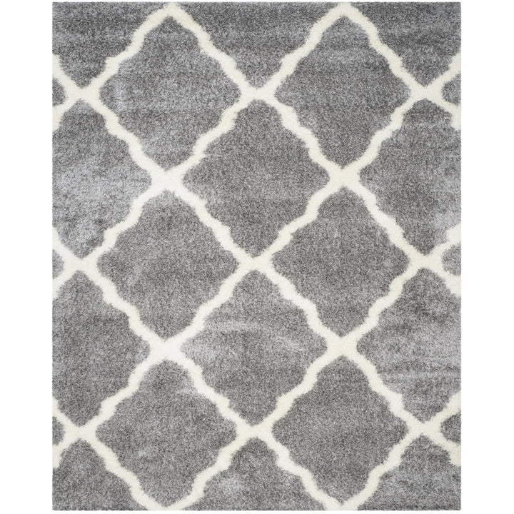 SAFAVIEH Montreal Shag Collection SGM866D Grey/Ivory Rug Image 1