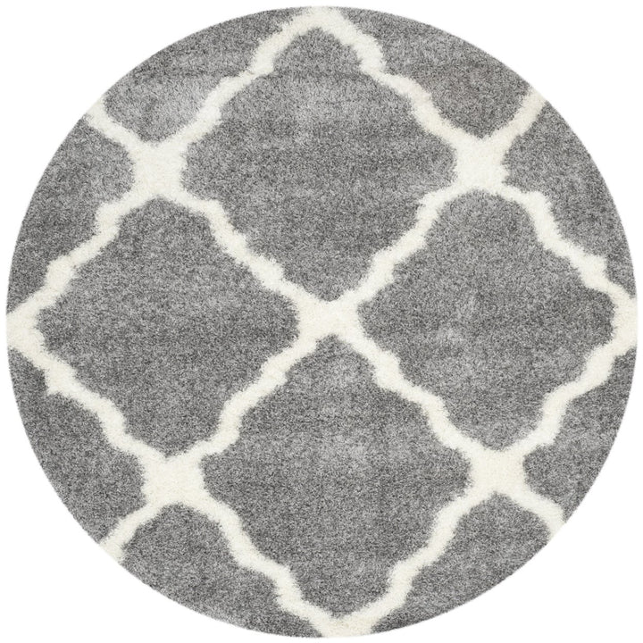 SAFAVIEH Montreal Shag Collection SGM866D Grey/Ivory Rug Image 4