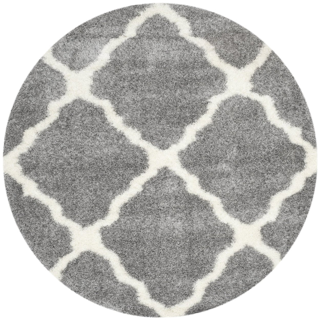 SAFAVIEH Montreal Shag Collection SGM866D Grey/Ivory Rug Image 1