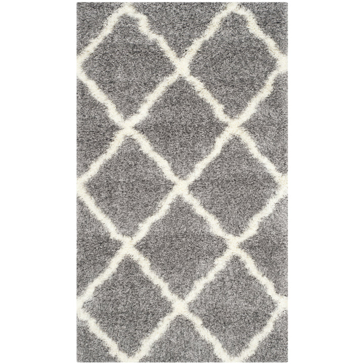 SAFAVIEH Montreal Shag Collection SGM866D Grey/Ivory Rug Image 8