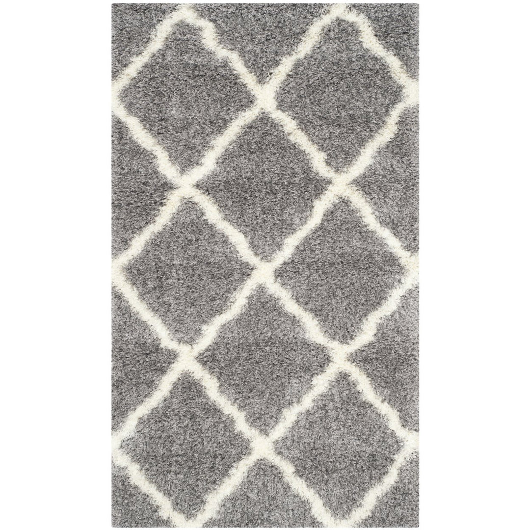 SAFAVIEH Montreal Shag Collection SGM866D Grey/Ivory Rug Image 1