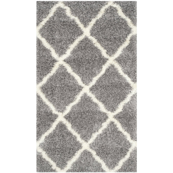 SAFAVIEH Montreal Shag Collection SGM866D Grey/Ivory Rug Image 1